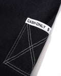 CASH ONLY // CARPENTER BAGGY DENIM JEANS // FLAT BLACK