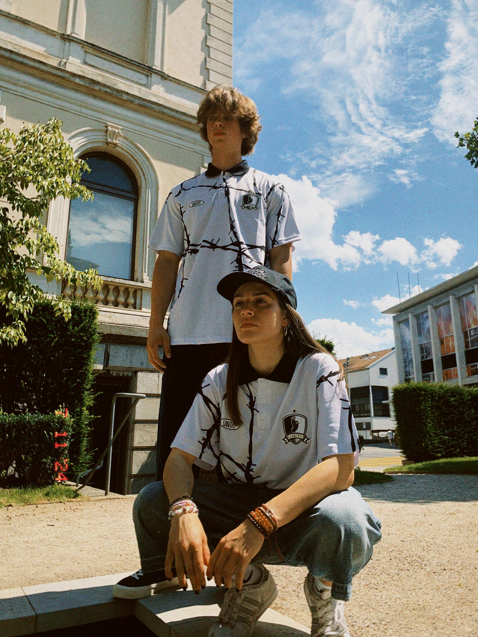 SANTAI // JERSEY 24 // WHITE BLACK
