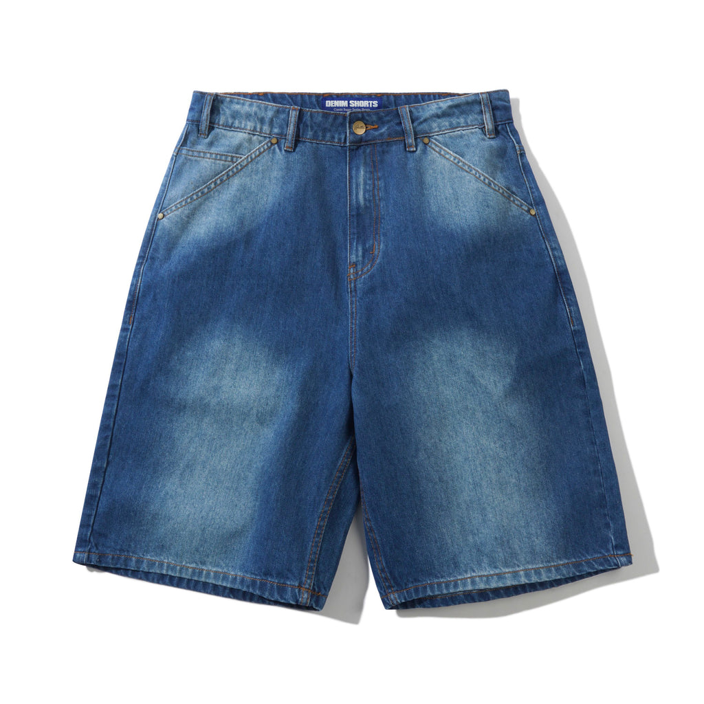 BUTTERGOODS // SHORT // ENCOUNTER DENIM SHORTS // WASHED SLUB BLUE