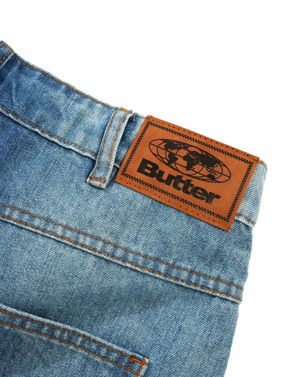 BUTTERGOODS // SHORT // ENCOUNTER DENIM SHORTS // WASHED SLUB BLUE