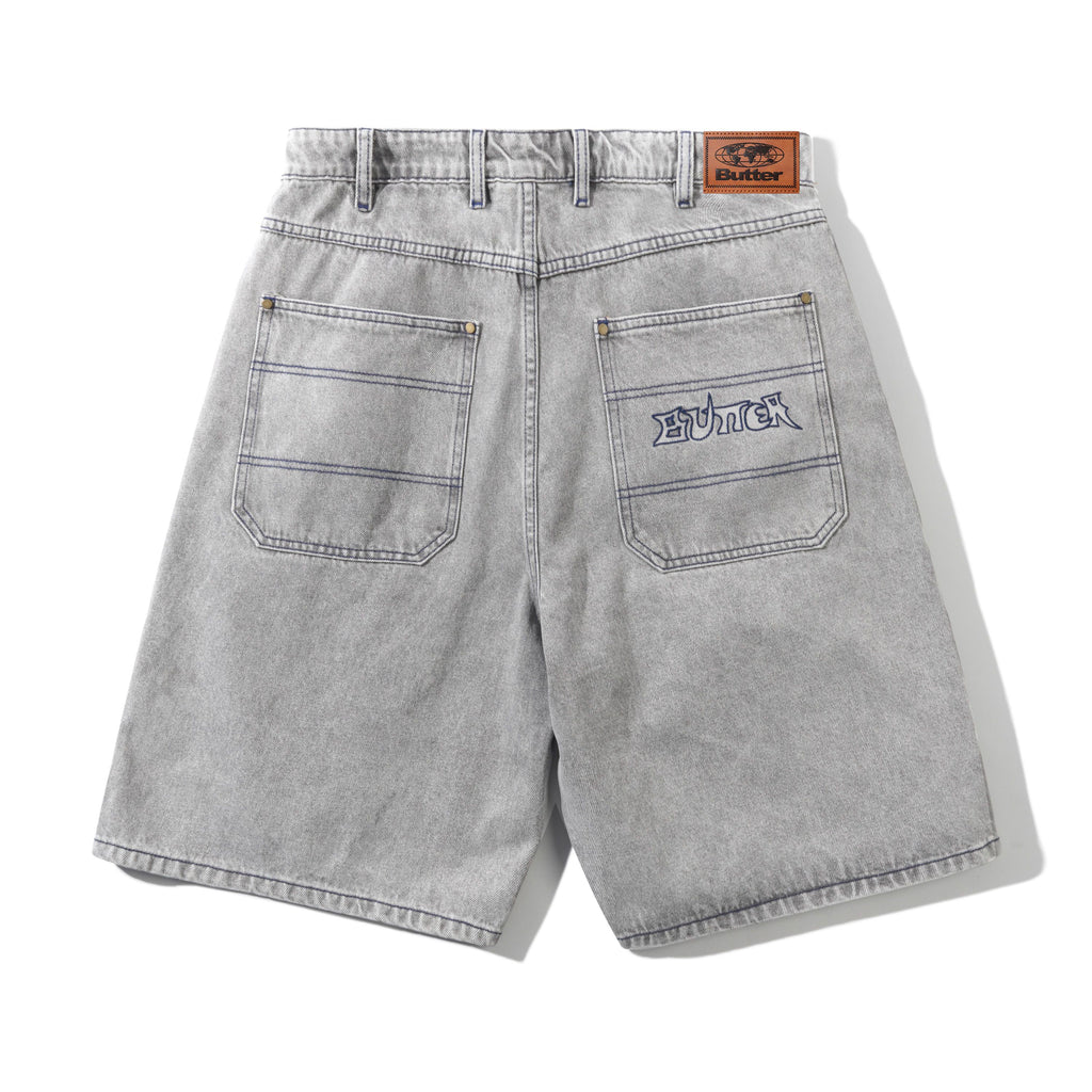 BUTTERGOODS // SHORT // ENCOUNTER DENIM SHORTS // WASHED SOFT GREY