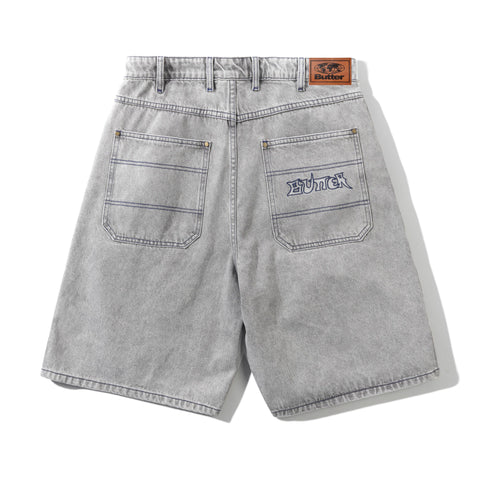 BUTTERGOODS // SHORT // ENCOUNTER DENIM SHORTS // WASHED SOFT GREY
