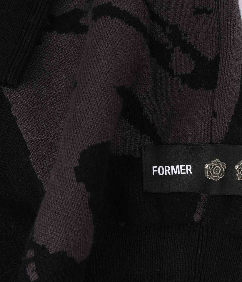 FORMER // DISTORT LS KNIT POLO