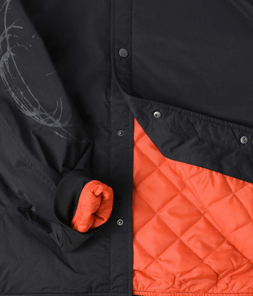 FORMER // AG VARSITY JACKET // BLACK