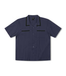 FORMER // SS SHIRT //  PINSTRIPE MARILYN NAVY