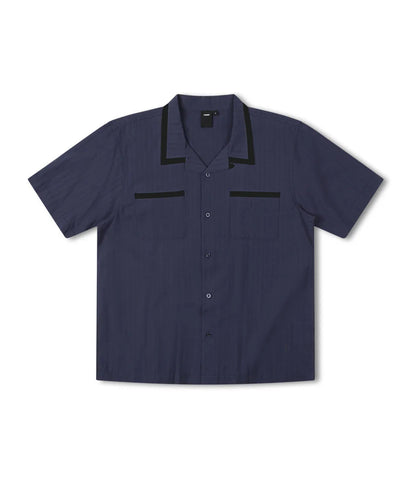 FORMER // SS SHIRT //  PINSTRIPE MARILYN NAVY