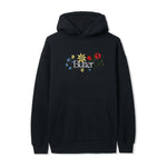 BUTTERGOODS // FLORAL EMBROIDERED HOOD // BLACK