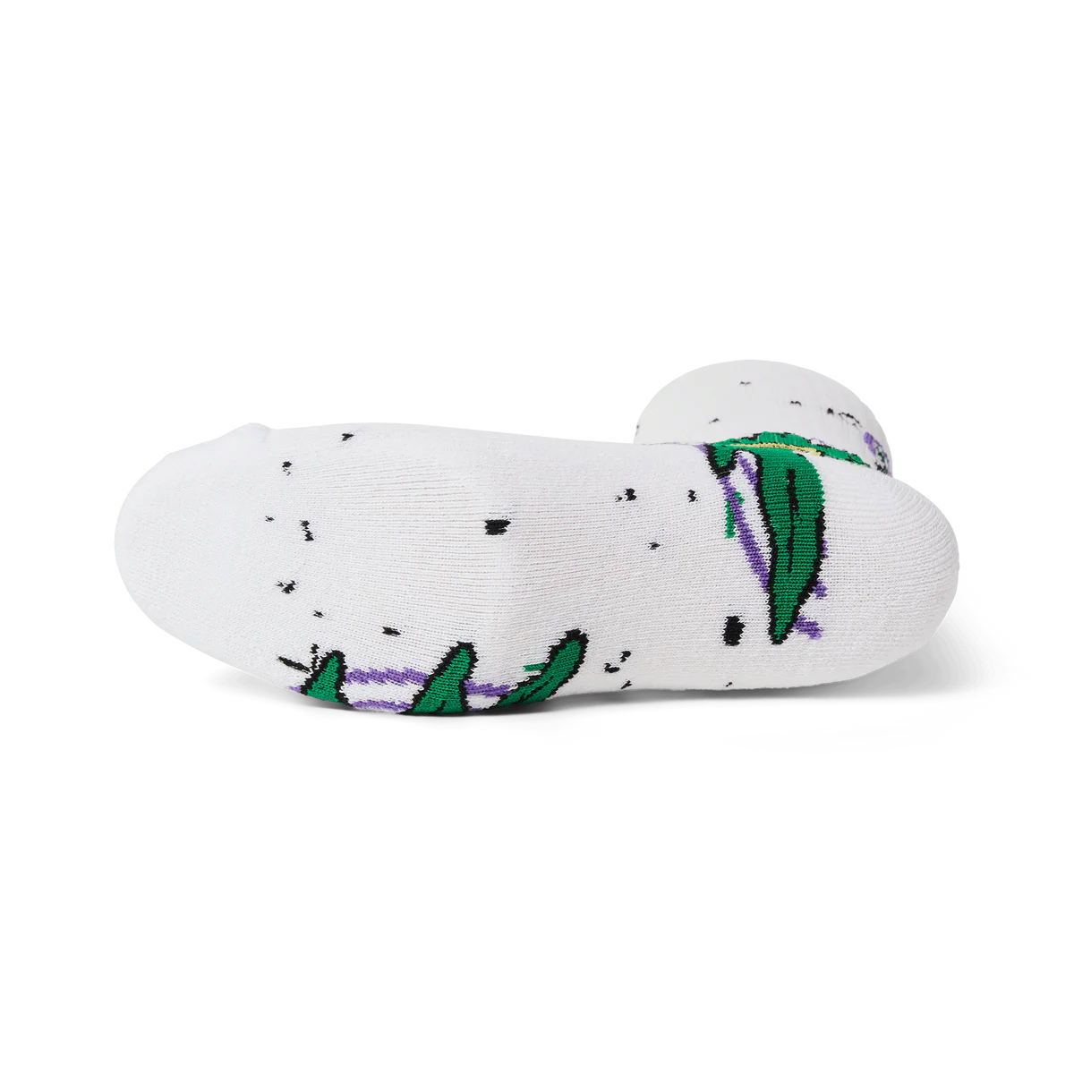 HUF // GREEN BUDDY HYPNOSIS SOCK // WHITE