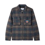 BUTTERGOODS // GROOVE PLAID OVERSHIRT // GREY NAVY FOREST