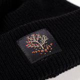 MAGENTA // TREE BEANIE // BLACK