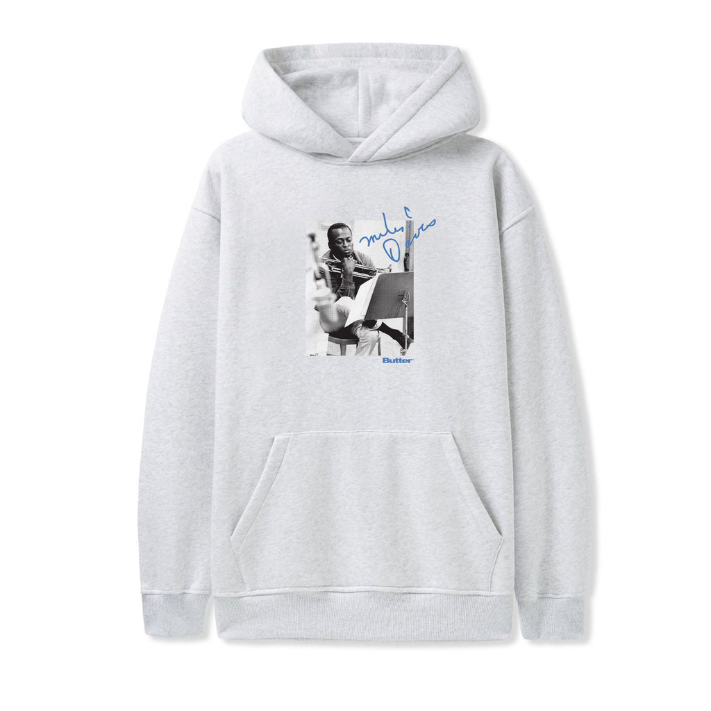 BUTTERGOODS X MILES DAVIS // KIND OF BLUE HOOD // ASH is