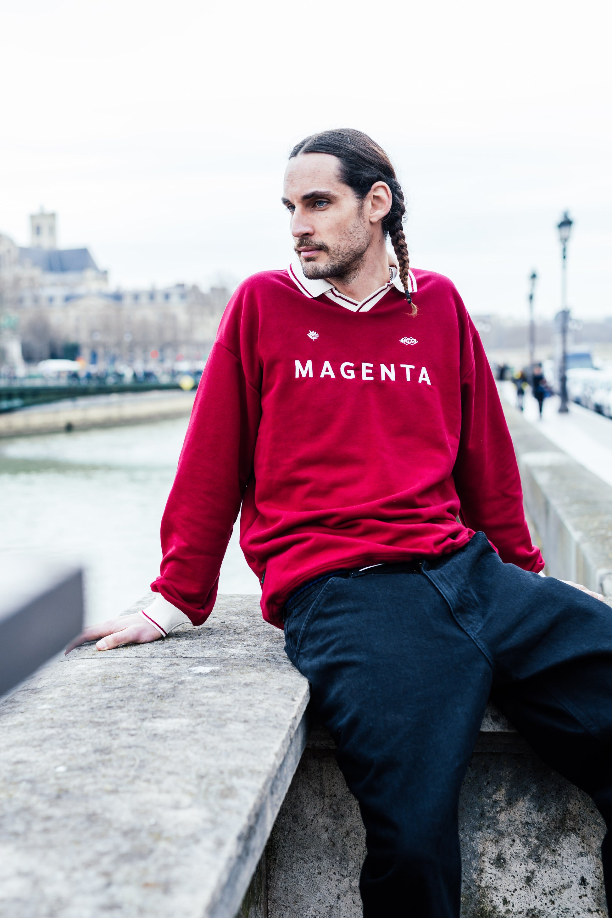 MAGENTA // POLO // RIMET POLO // BURGUNDY