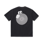 LRAB X SPITFIRE // SWIRL TEE // WASHED BLACK