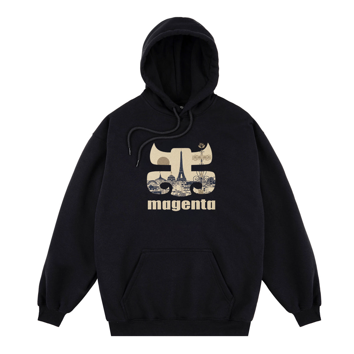 MAGENTA X I PATH HOODIE BLACK