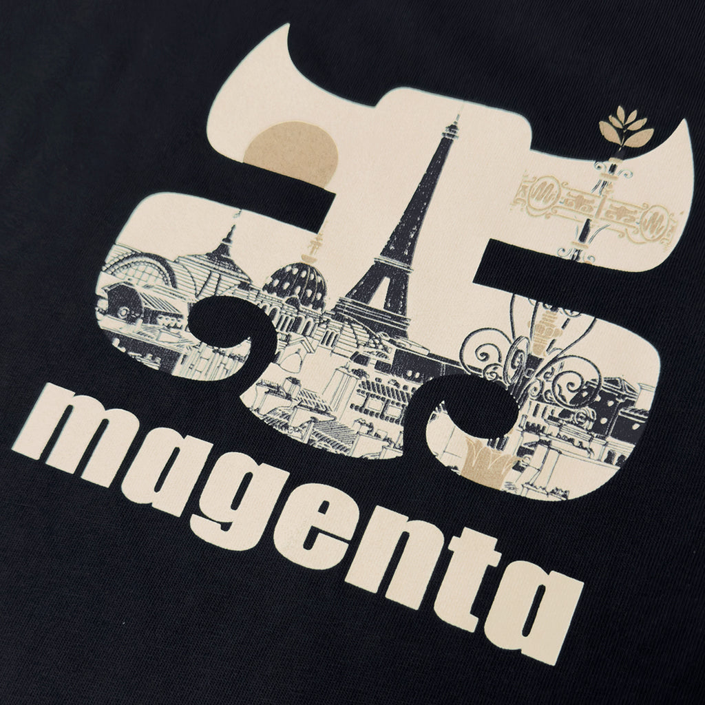 MAGENTA X I PATH HOODIE BLACK