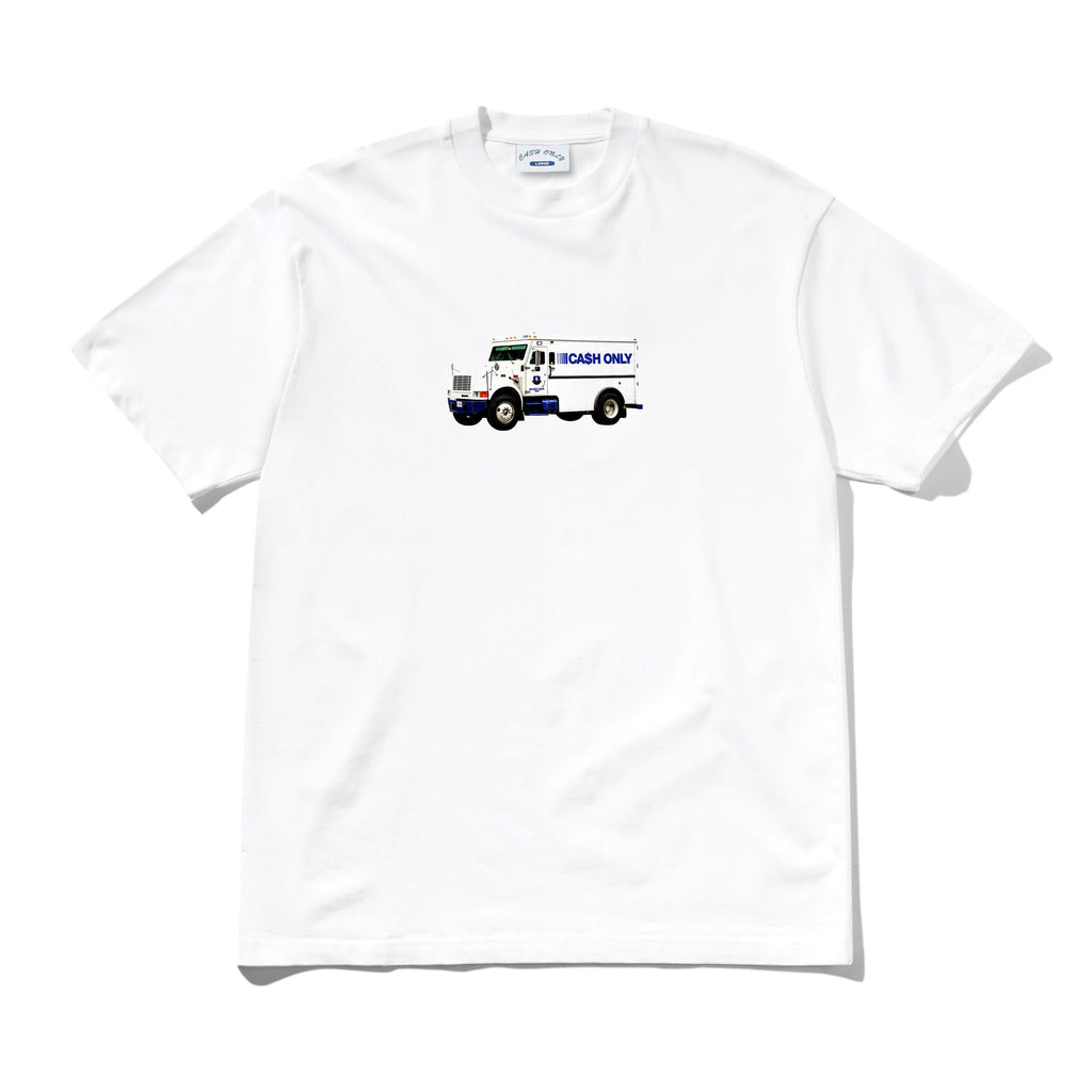 CASH ONLY // T-SHIRT // MONEY TRUCK TEE // WHITE