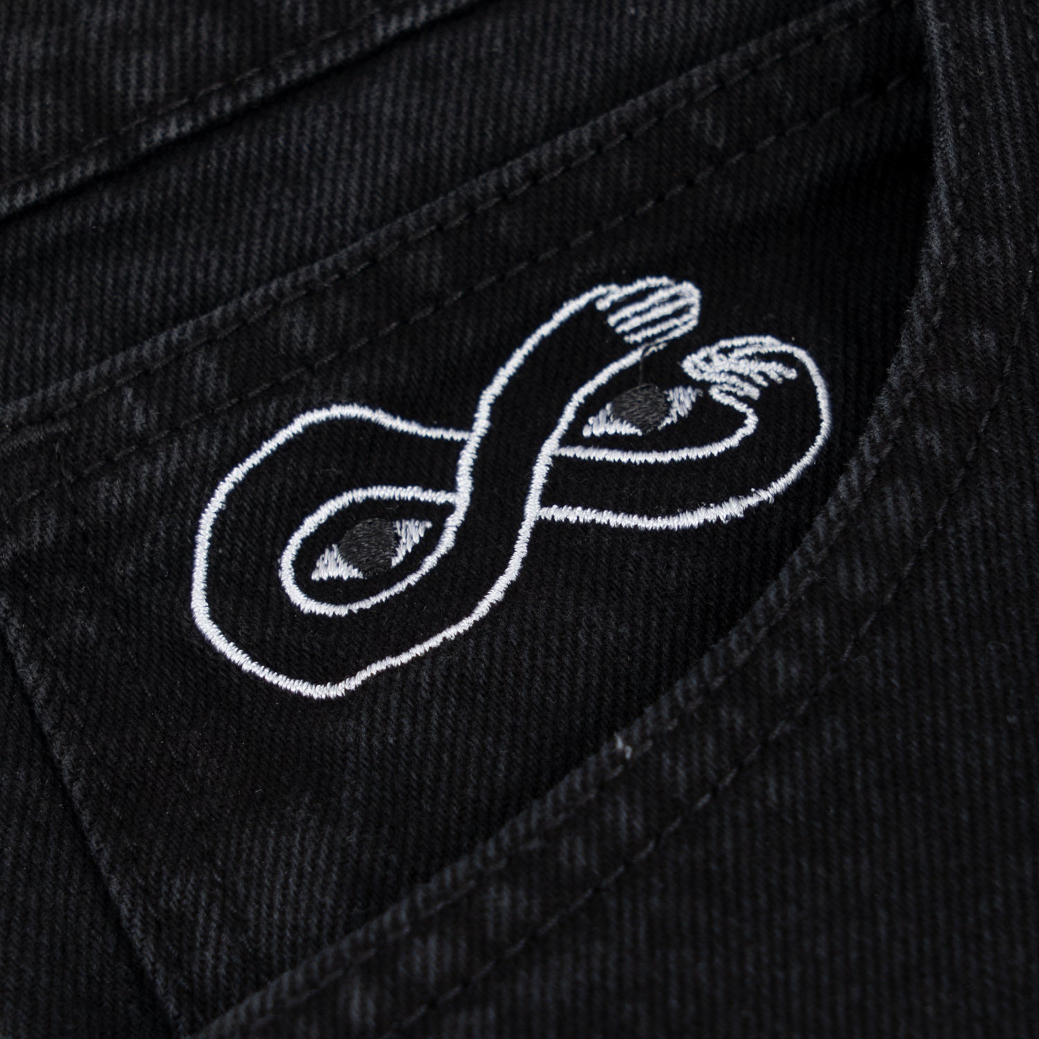 MAGENTA // OG DENIM PANTS // BLACK