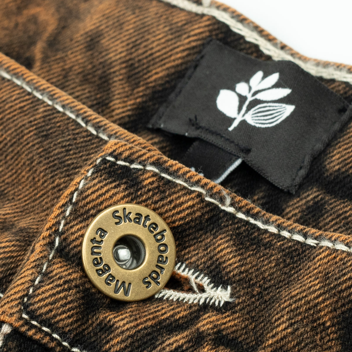 MAGENTA // OG DENIM PANTS // BRONZE