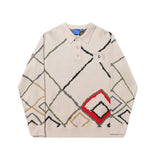 HELAS // POLO CLUB KNIT // OFF WHITE // L