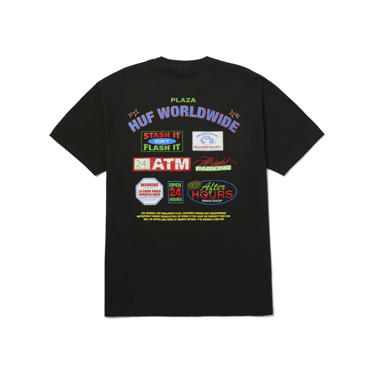 HUF // PROMO T-SHIRT // BLACK