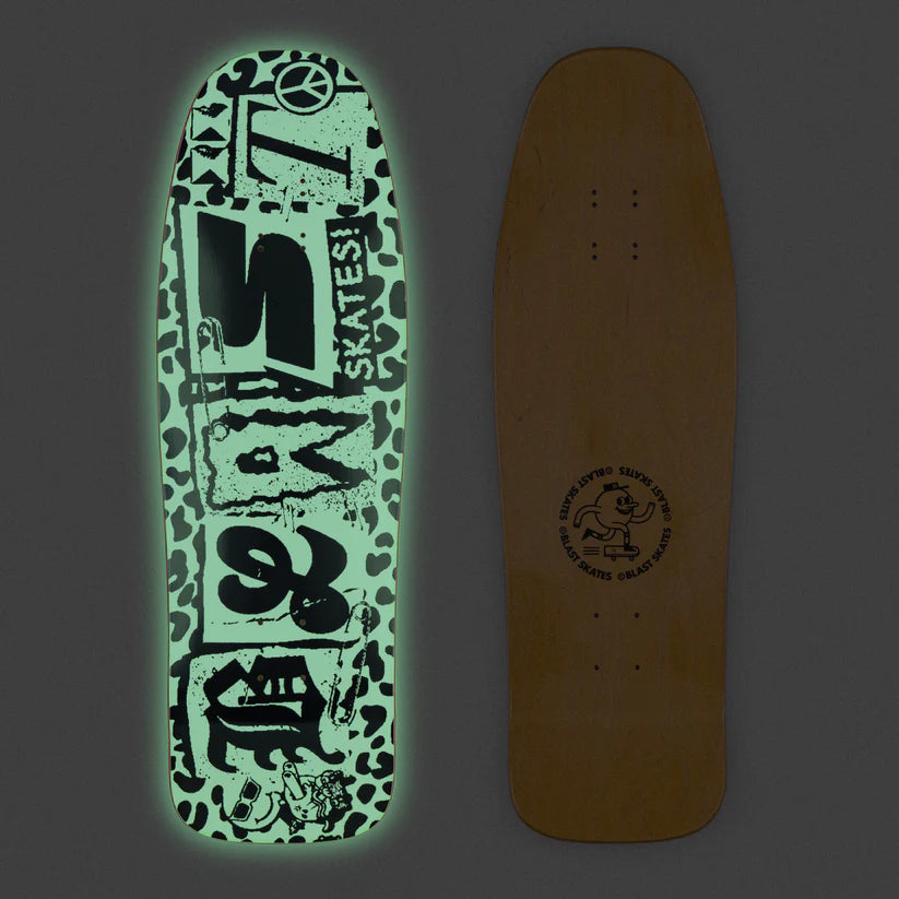 BLAST // PUNKER DECK GLOW IN THE DARK // 9.75