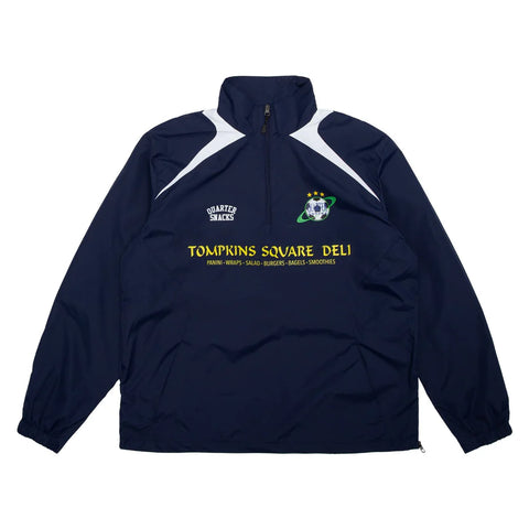 QUARTERSNACKS // DELI SQUAD TRACK JACKET // NAVY