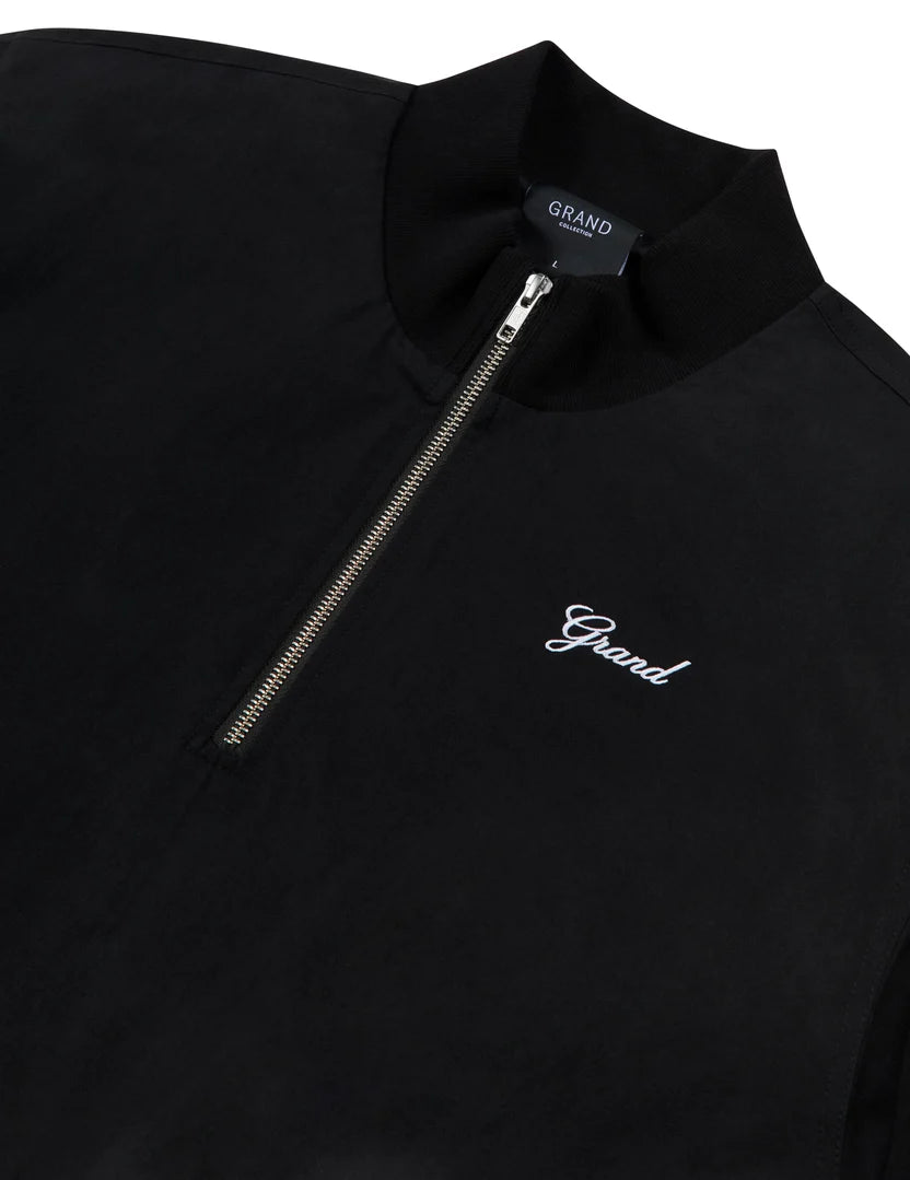 QUARTER ZIP JACKET BLACK