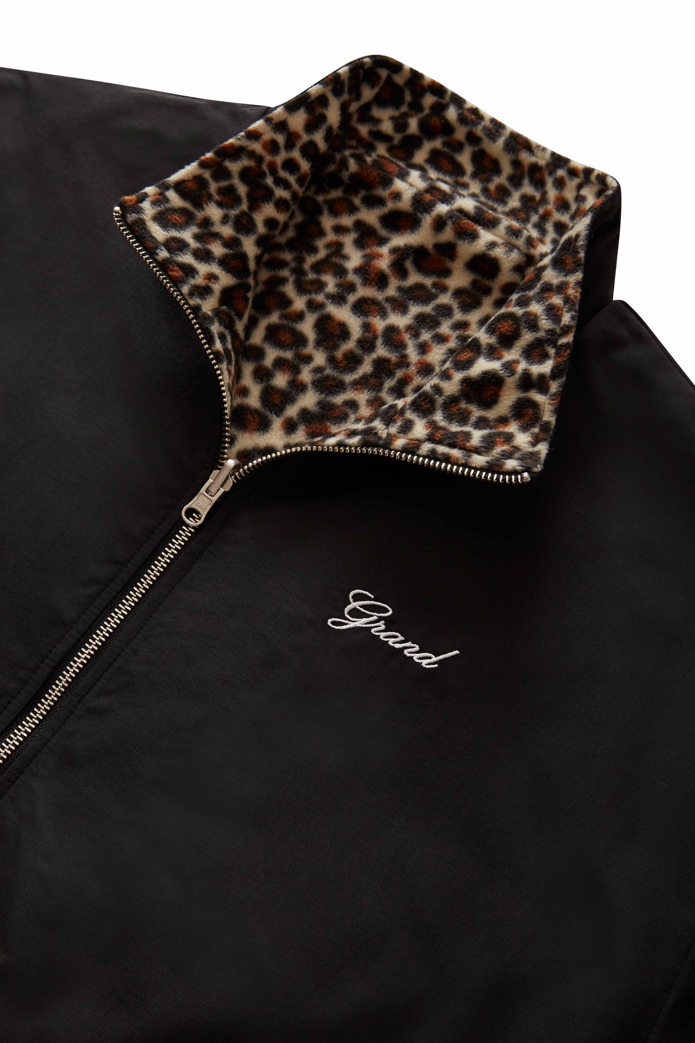 GRAND COLLECTION // JACKET // REVERSIBLE LEOPARD JACKET