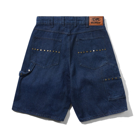 BUTTERGOODS // SHORT // RIVET DENIM SHORTS // RAW INDIGO
