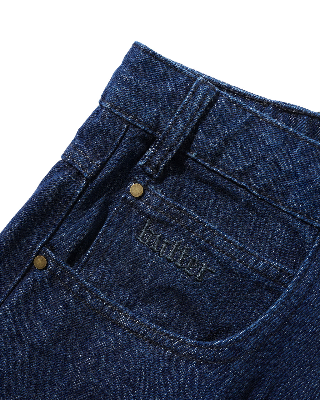 BUTTERGOODS // SHORT // RIVET DENIM SHORTS // RAW INDIGO