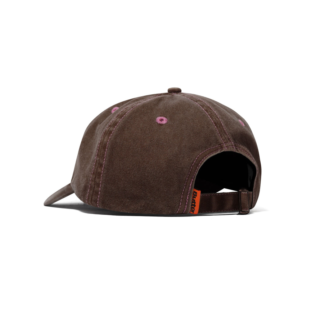 BUTTERGOODS // CAPS // ROUNDED LOGO 6P // WASHED BROWN