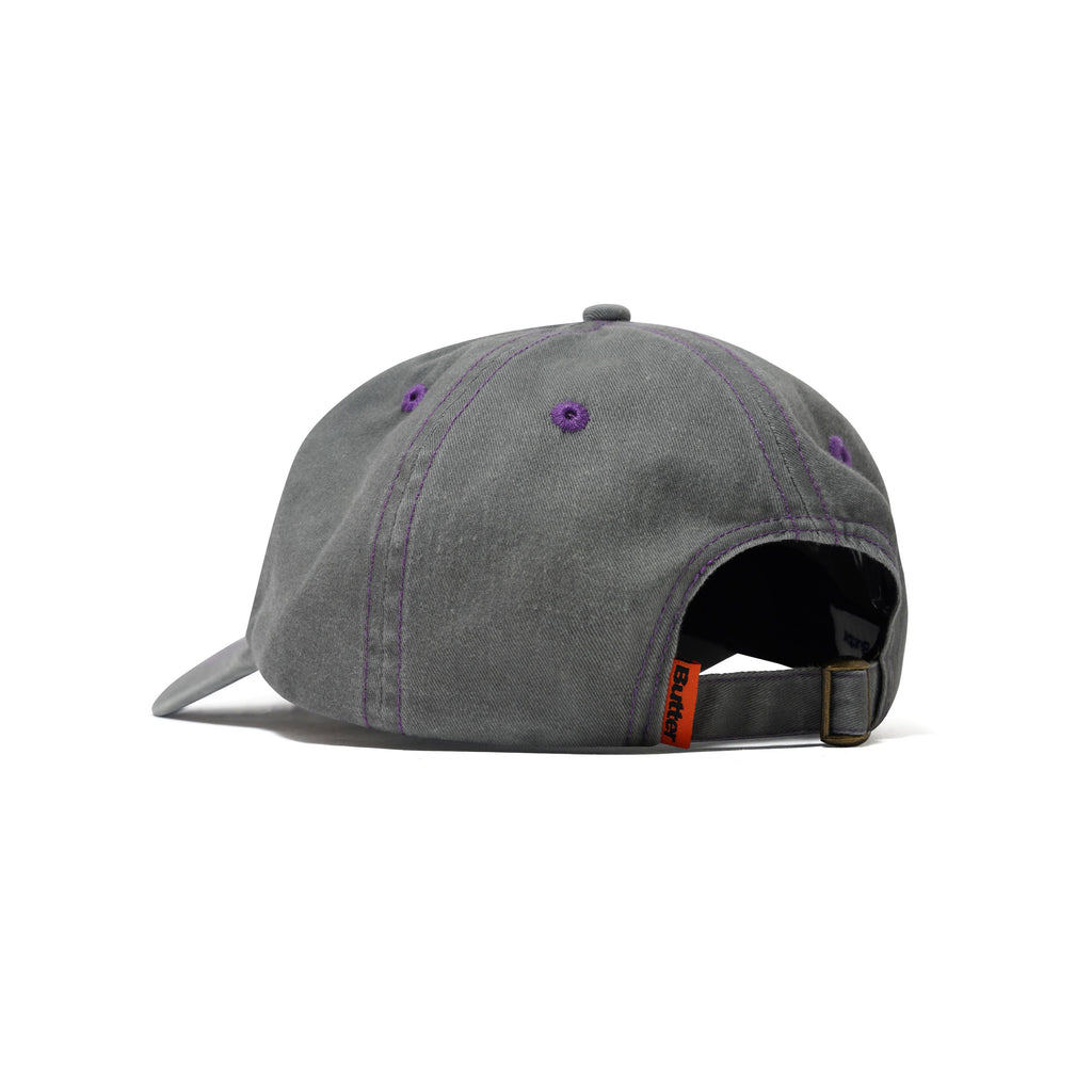 BUTTERGOODS // CAPS // ROUNDED LOGO 6P // WASHED GREY