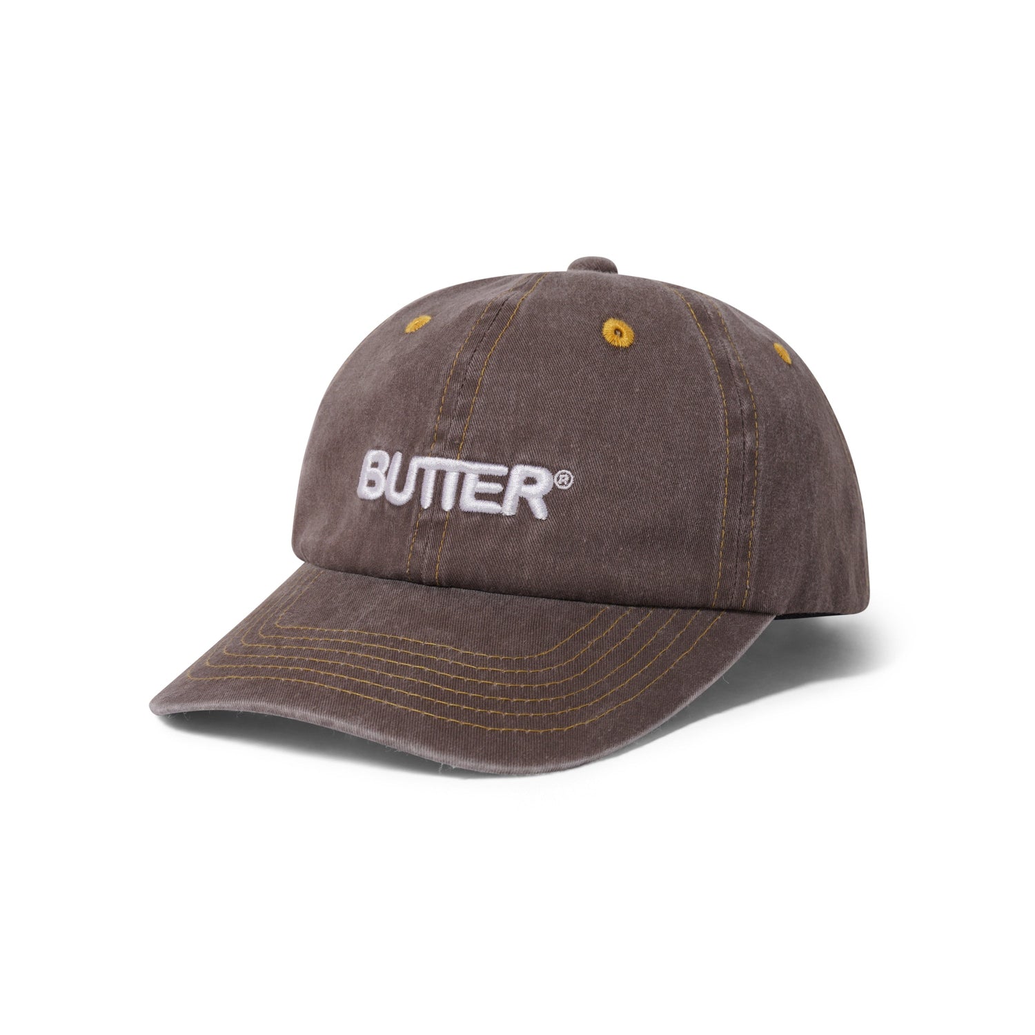 BUTTERGOODS // ROUNDED LOGO 6 P // WASHED OAKWOOD