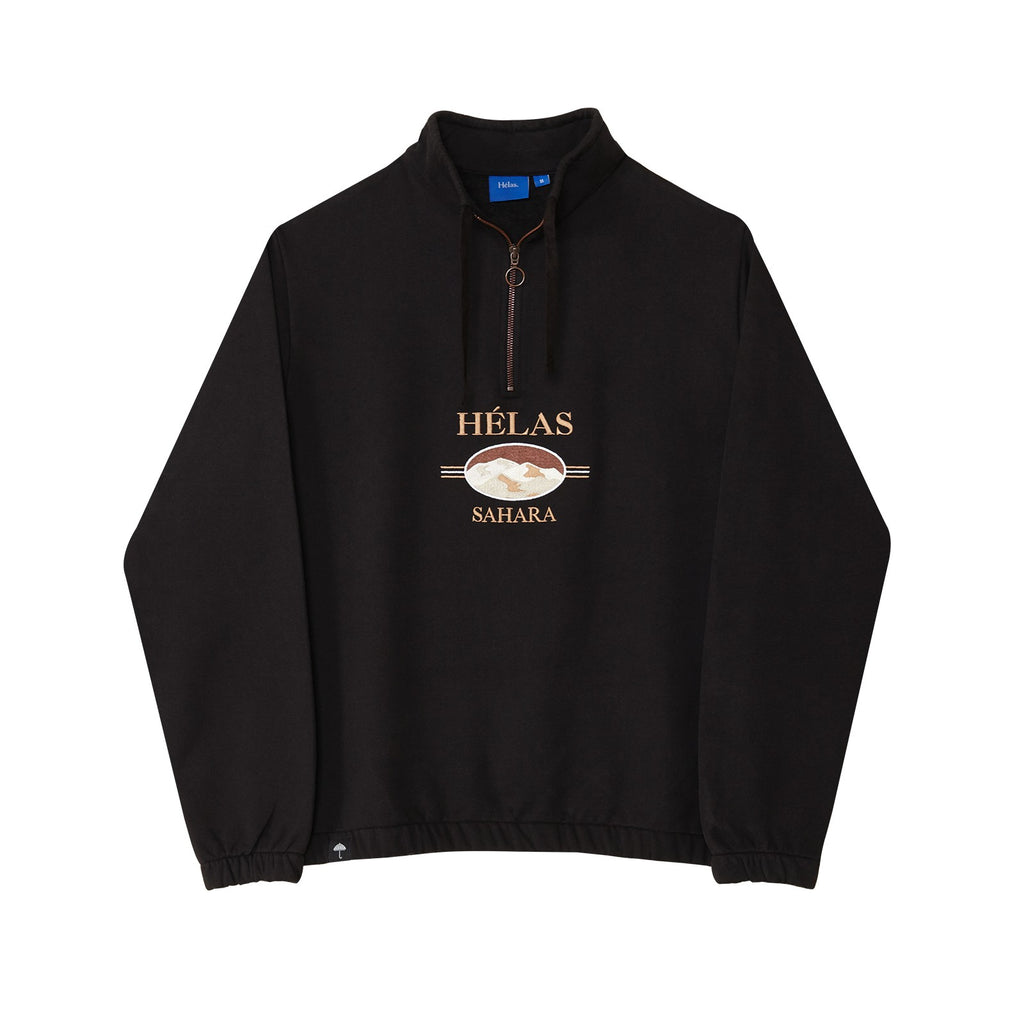 HELAS // SAHARA QUARTER ZIP // BLACK // L