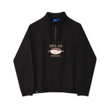 HELAS // SAHARA QUARTER ZIP // BLACK // L