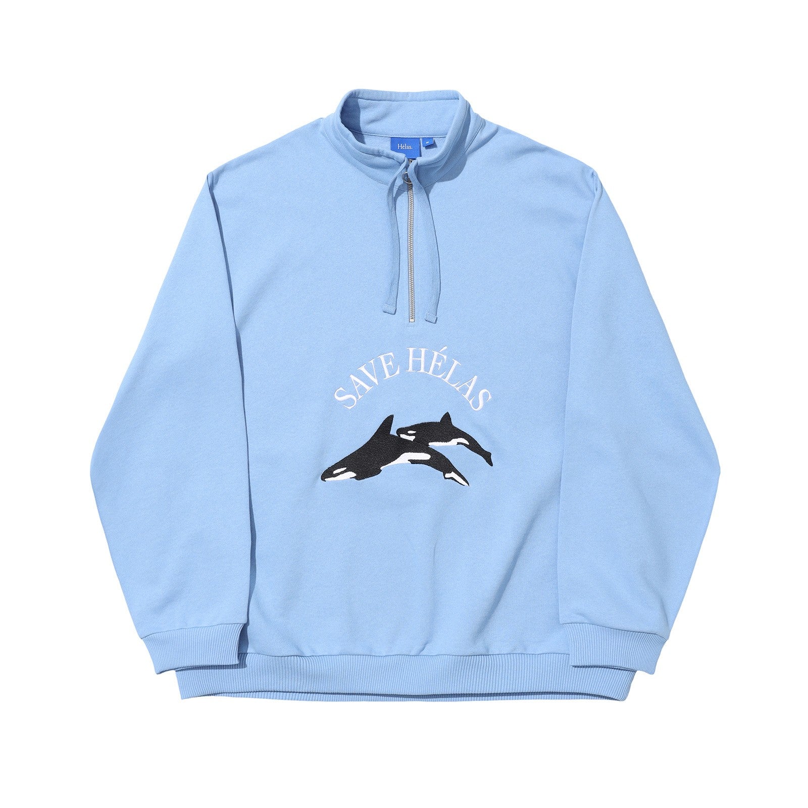 HELAS // SAVE QUARTER ZIP // BLUE // XL