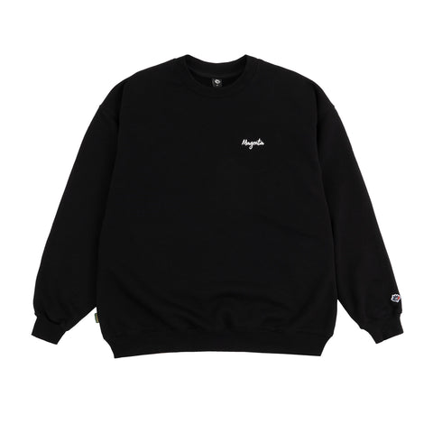 MAGENTA // CREWNECK // SCRIPT // BLACK