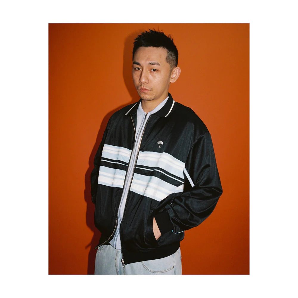 HELAS DETENTE TRACKSUIT JACKET BLACK