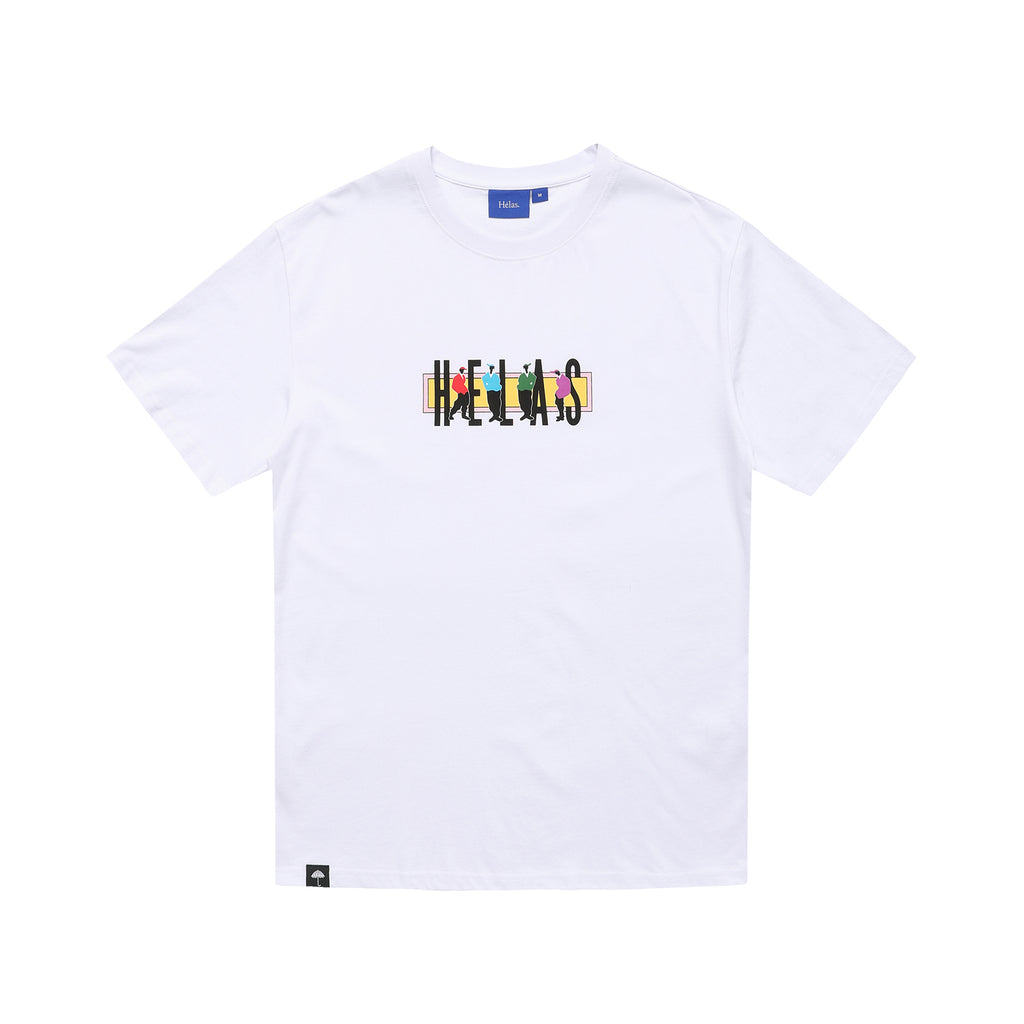 HELAS JAZZY TEE WHITE