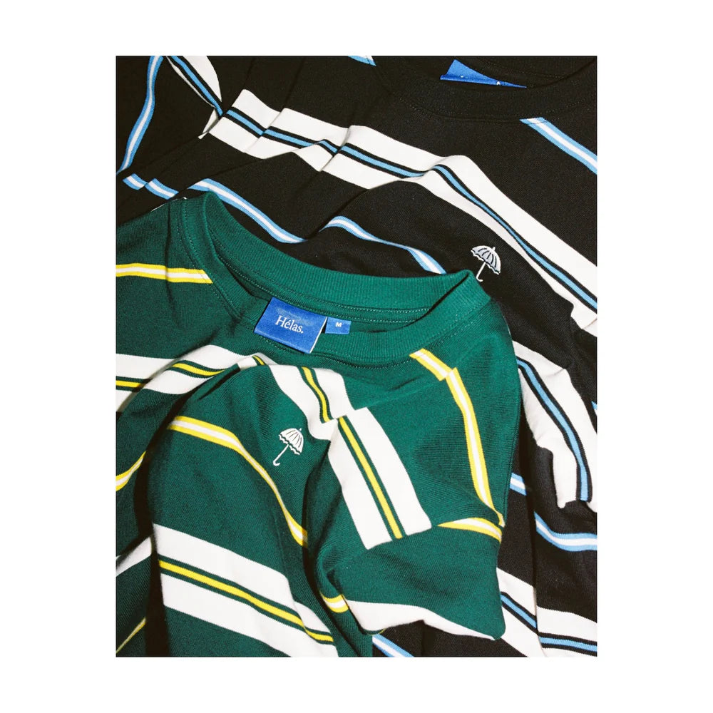 HELAS RAYE TEE STRIPED BLACK