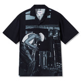 BUTTERGOODS X MILES DAVIS // SAVOY RAYON SS SHIRT // BLACK