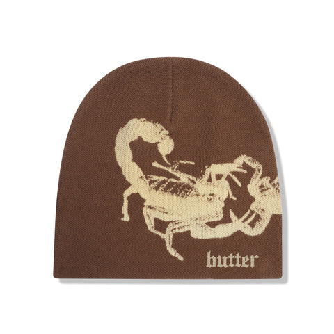 BUTTERGOODS // BEANIE // SCORPION // BROWN