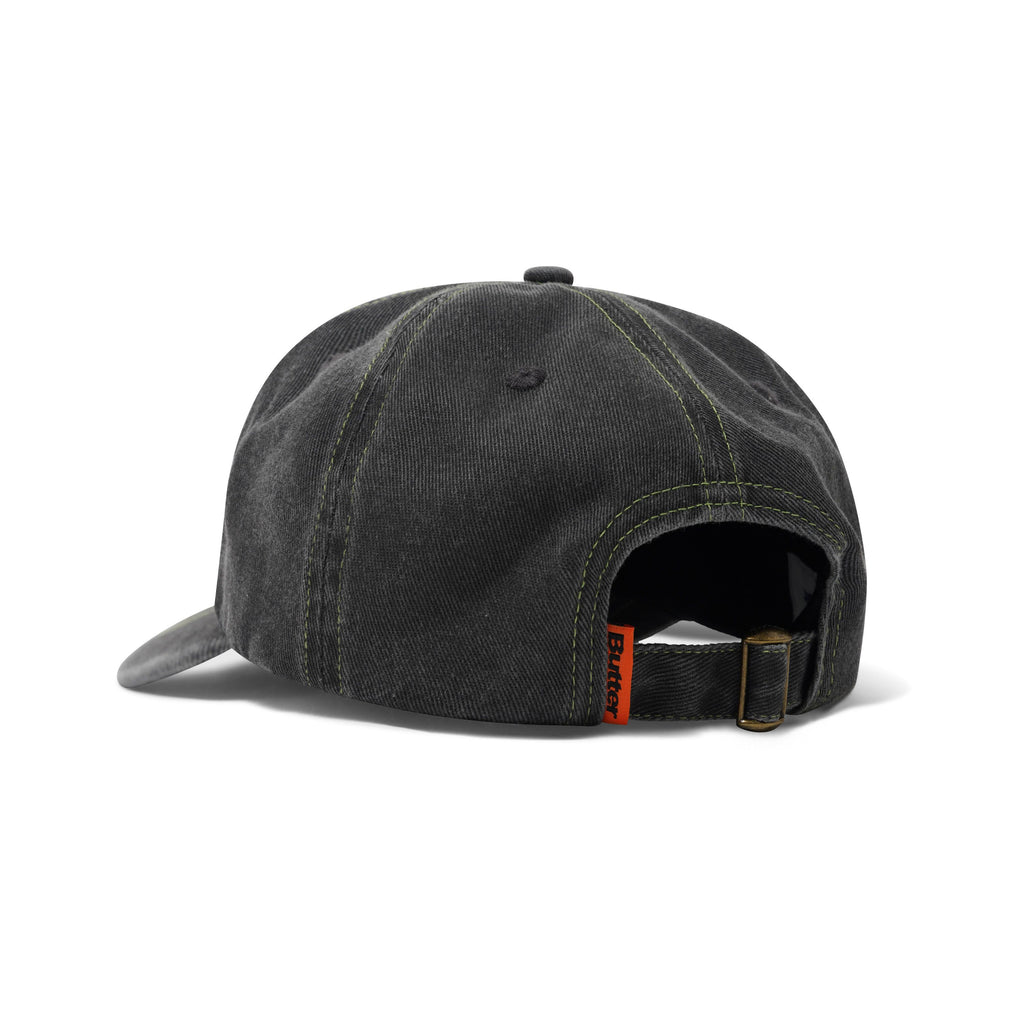 BUTTERGOODS // CAPS // SCRIBBLE 5P // WASHED BLACK
