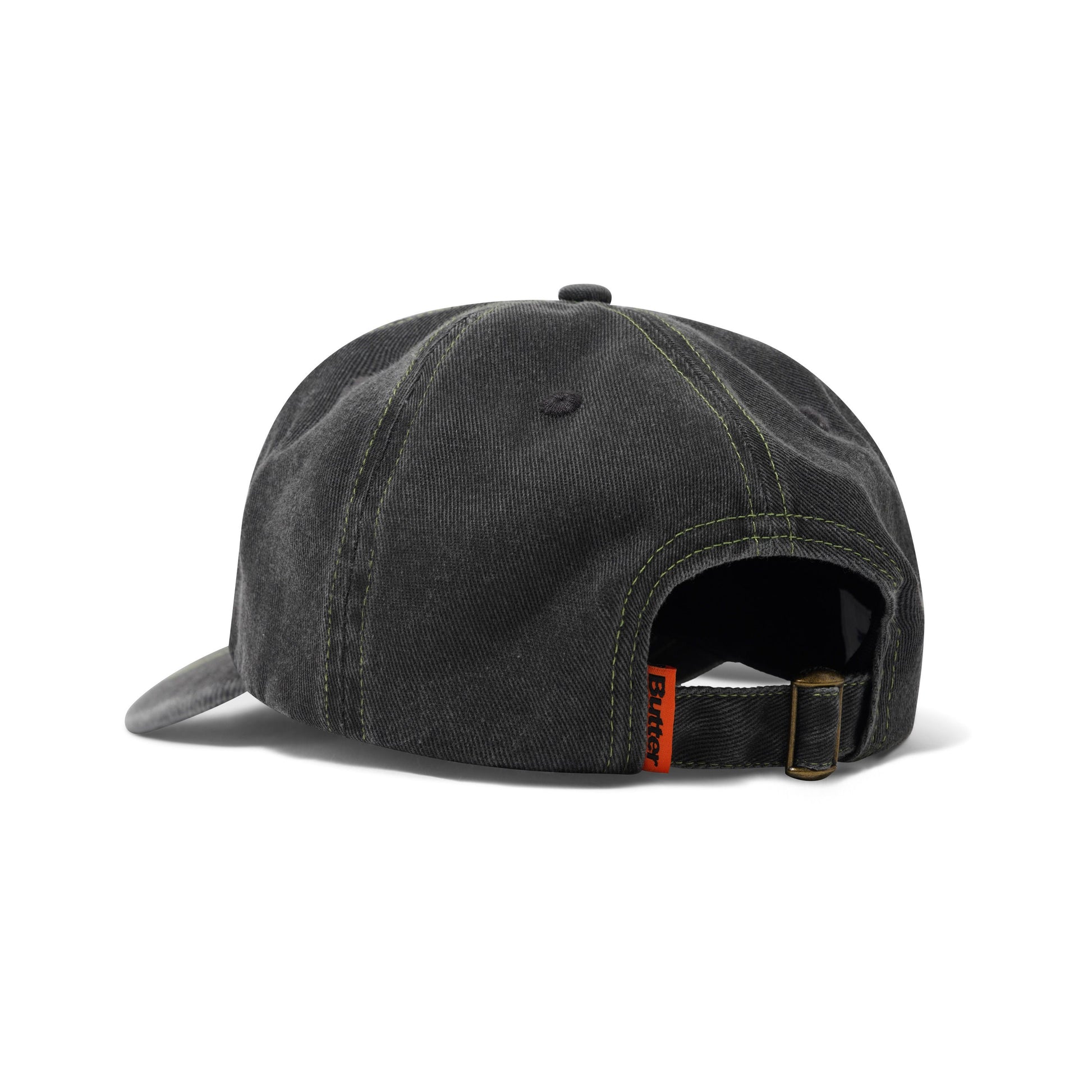 BUTTERGOODS // CAPS // SCRIBBLE 5P // WASHED BLACK