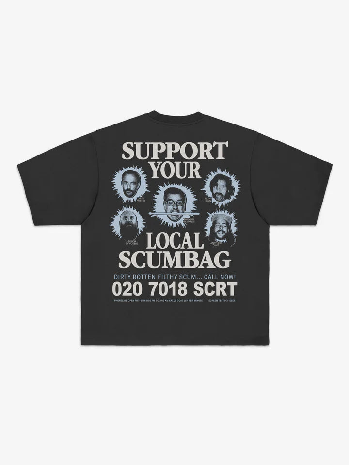 SCRT SCUMBAG WASHED BLACK