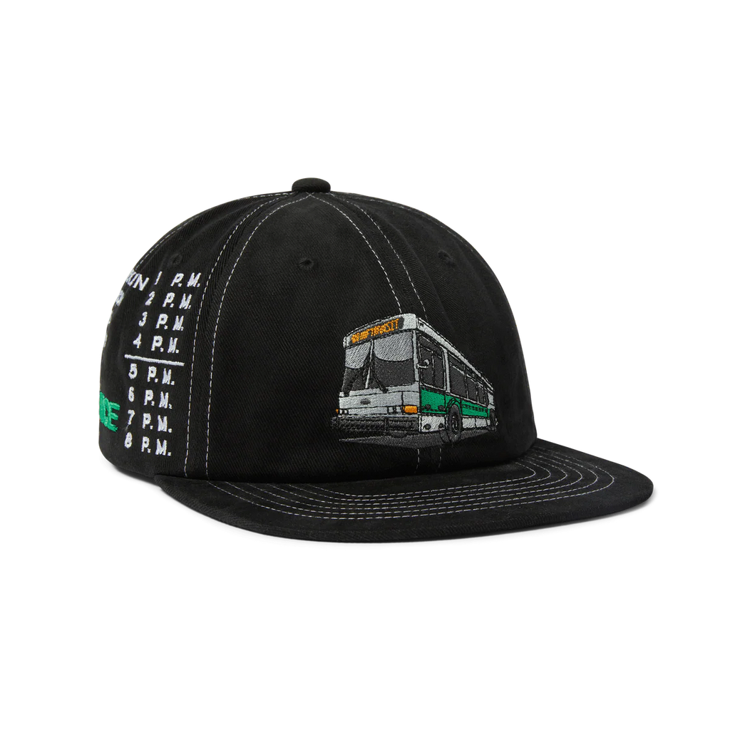 HUF // TRANSPORT CONNECTION SNAPBACK HAT // BLACK