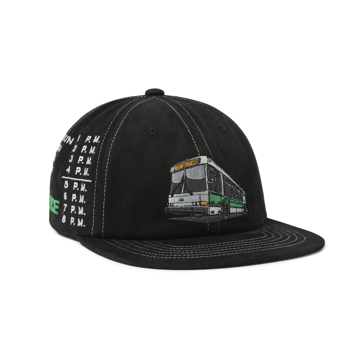 HUF // TRANSPORT CONNECTION SNAPBACK HAT // BLACK