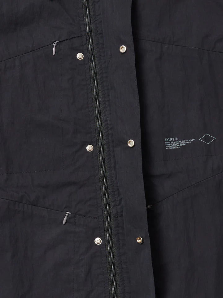 SCRT // NYLON TECHNICAL SHIRT // BLACK