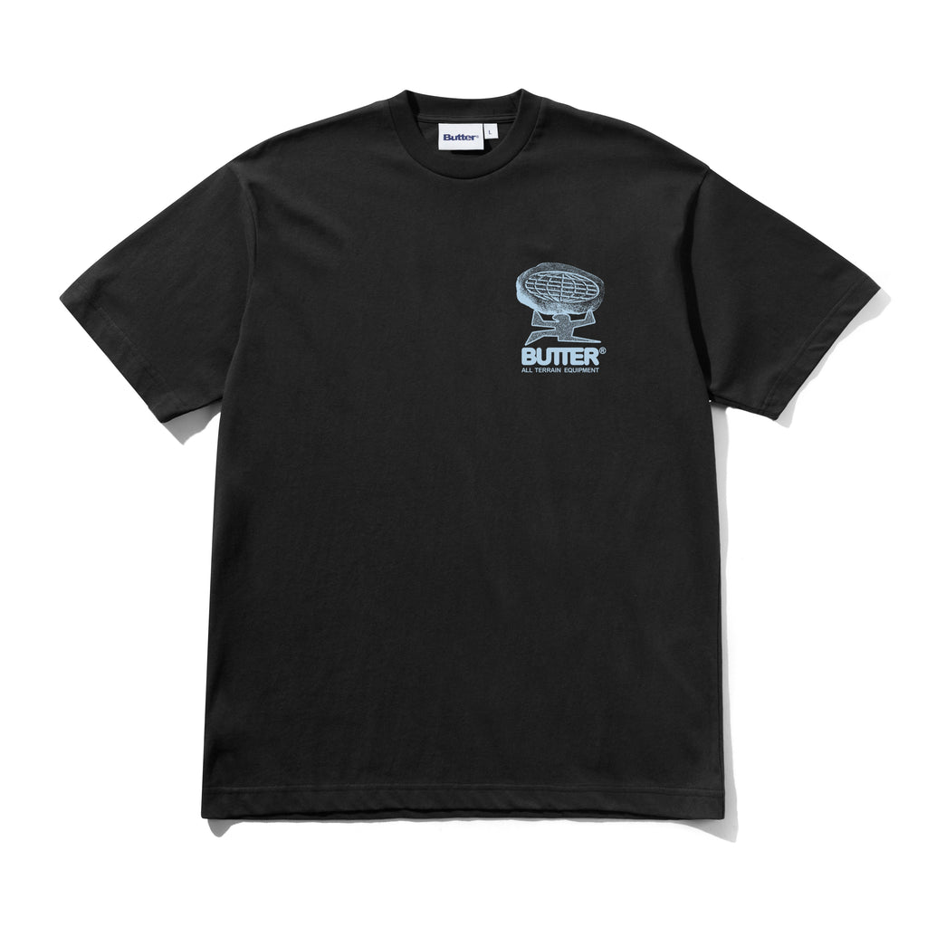 BUTTERGOODS // T-SHIRT // TERRAIN TEE // BLACK