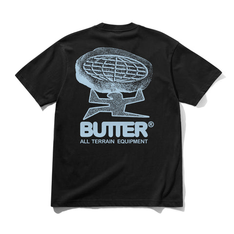 BUTTERGOODS // T-SHIRT // TERRAIN TEE // BLACK